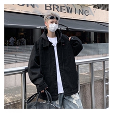 2025夹克男士港风春季潮流男装连帽外套宽松休闲上衣服JK910-P78，男装夹克，星座1103-3