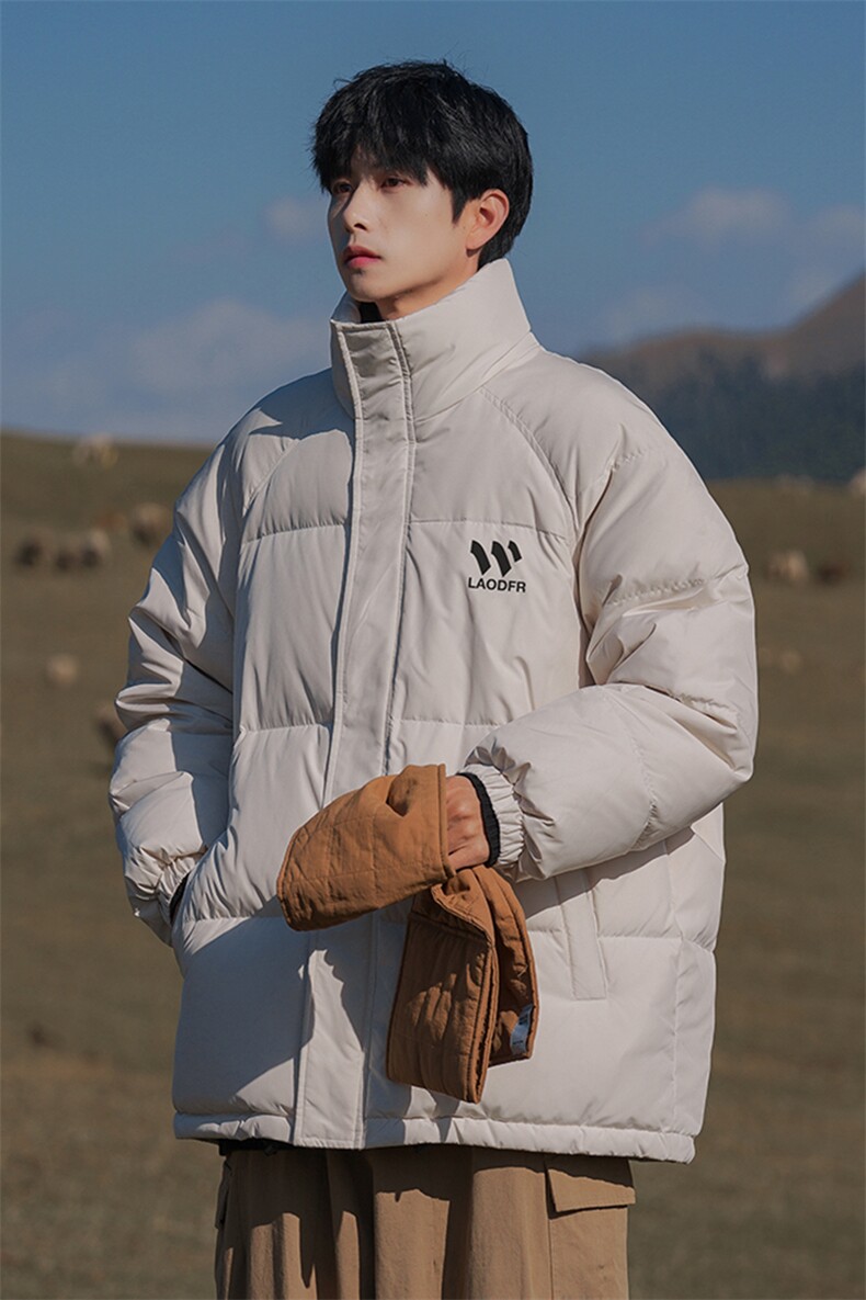 新疆山系港风冬款字母印花百搭休闲棉服A247-MY83712特批75控118,男装棉衣,电商A247
