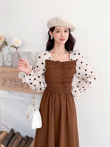 秋季时尚连衣裙,女装连衣裙,亿炫(5F)