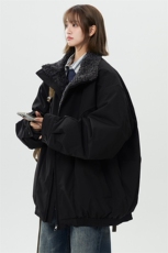 现货冬季短款飞行员夹克加厚重磅羽绒服工装潮牌225-2-Y216-P228，男装夹克，星座225-2