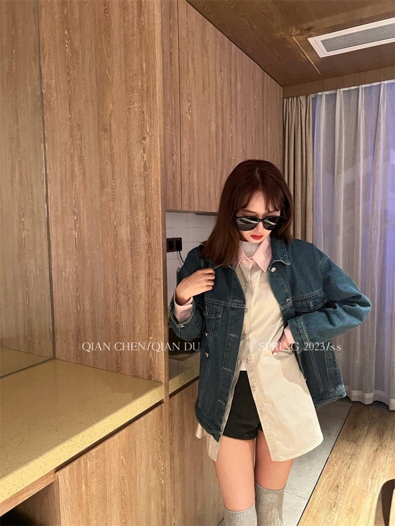 现货春季新款：牛仔外套，其它，QIANCHEN 谦晨(1F)