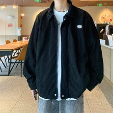 工装外套男春秋款季cityboy复古痞帅宽松灯芯绒休闲夹克W198，男装夹克，星座1116A-1（原606A）
