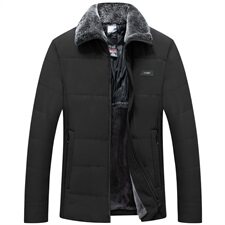 6803/P80中老年男装外套爸爸冬季棉服加绒加厚短款棉袄男，男装棉衣，星座1216（原钱塘722）