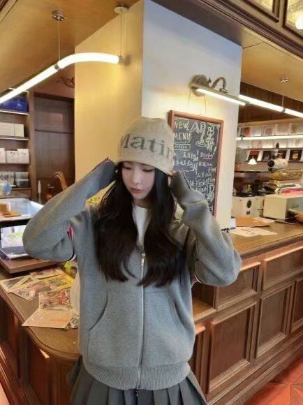 韩版个性时尚字母针织帽子女秋冬季保暖图片