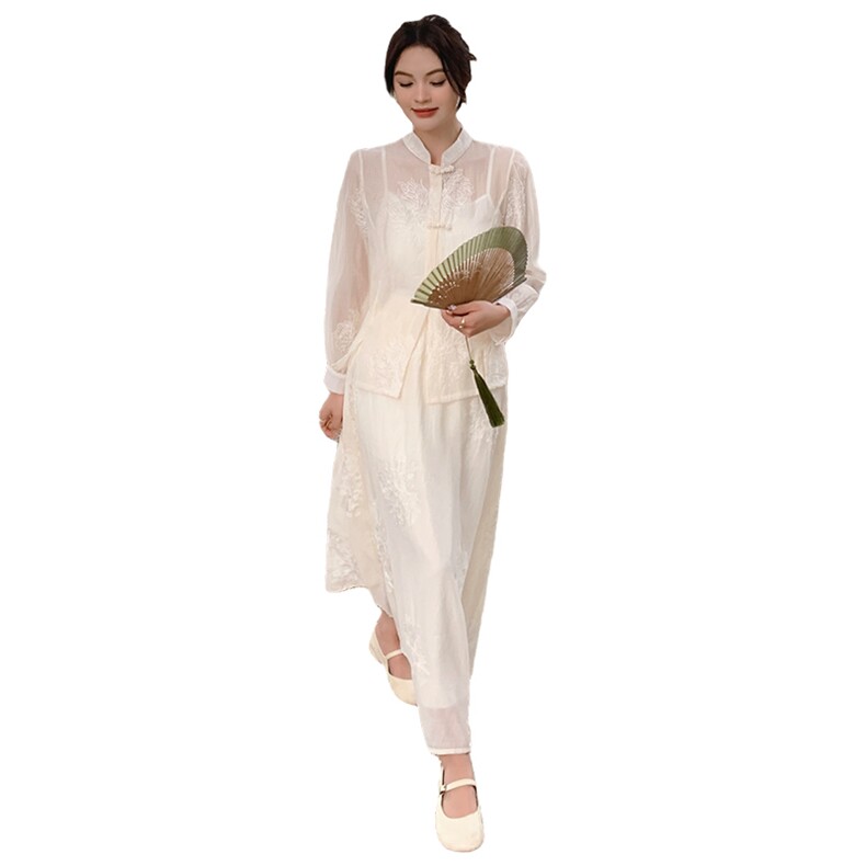 9917新中式套装批155控228,女装套装/套裙,浙宝305