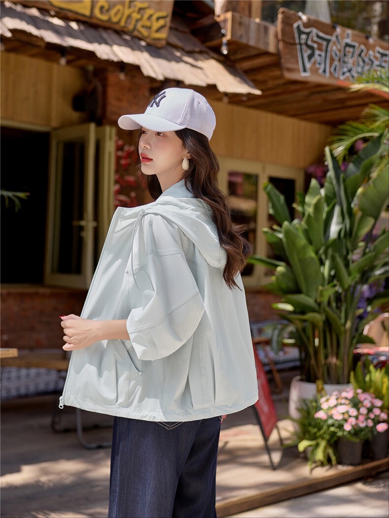 2026夏季新款女轻薄透气原纱防晒衣外套,女装防晒衣,可可小西
