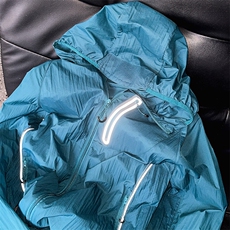 夏季反光条户外防晒衣透气防晒运动防紫外线骑行凉感FS8809P50，男装防晒衣，电商A128