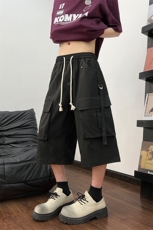 夏季新款潮牌立体剪裁闲工装裤大码宽松七分裤男2550特批36控68，男装休闲裤，电商C305A