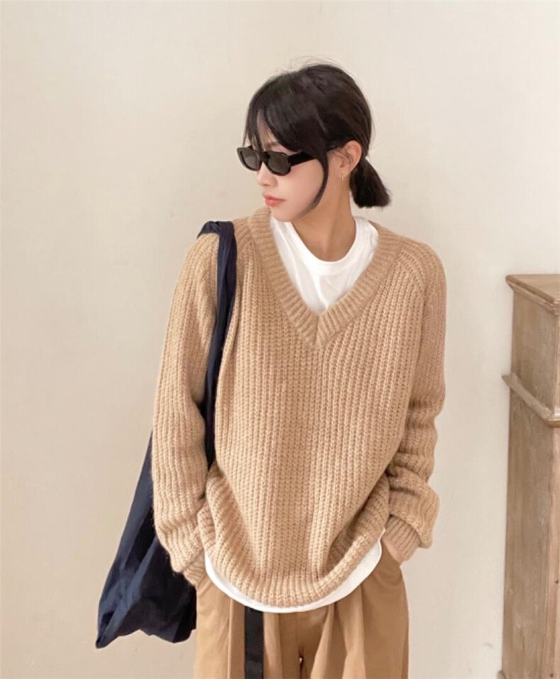 马海毛针织毛衣，女装针织衫/毛衣，HZH