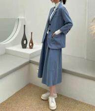 进口铜氨面料九分袖设计三色，其它，TOP.1