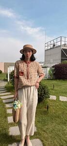 纯苎连衣裙小衫裤子裙子衬衣
时尚风
风淑女风休闲风图片