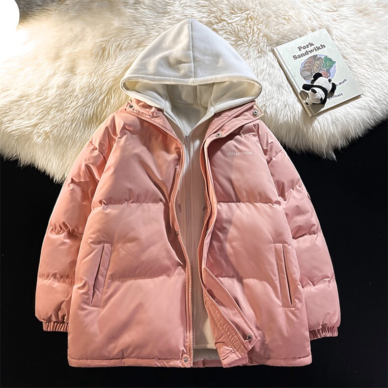 冬季加厚假两件棉衣男连帽潮流休闲棉服棉袄潮流A266-WT08-P65,男装棉衣,电商A266