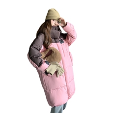 【新品】撞色羽绒服款088-9920p295k458短款9921p195k298，女装羽绒服，2C088