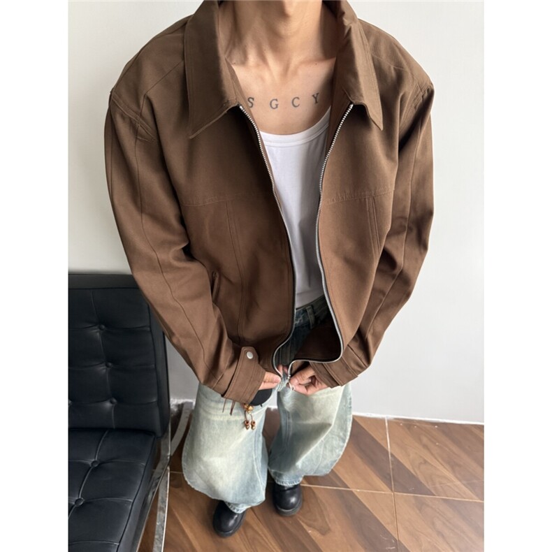 自家图水洗做旧翻领夹克807-3-JK2504-p95,男装夹克,星座807-3
