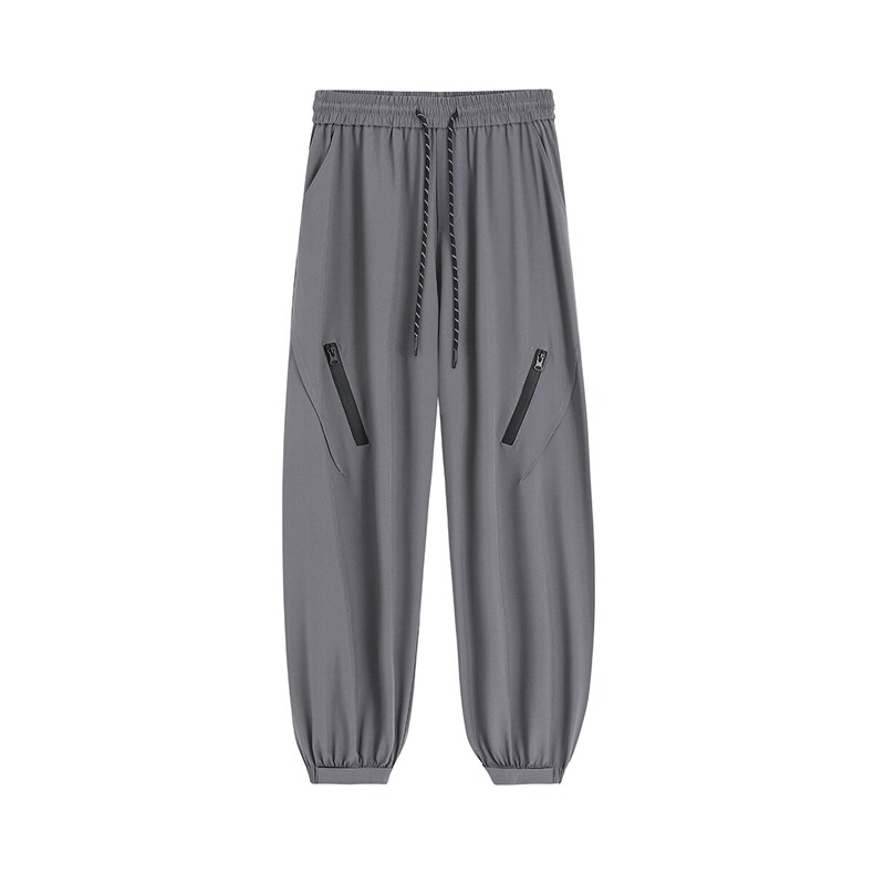 速干凉感冰丝束脚休闲裤K003平铺92%聚酯纤维8%氨纶(S-5XL)TP23,男装休闲裤,电商A088