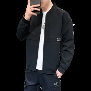数据好高品质秋装青春版男装棒球领休闲夹克时尚男外套B301图片