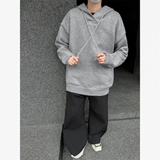 美式连帽毛衣外套男女宽松秋冬外搭慵懒风休闲百搭上衣MY055-P62，男装针织衫/毛衣，星座308B-1