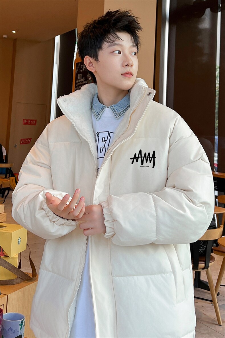 ！2023冬季男士立领棉衣加绒加厚简约百搭棉服外套MY127P75,男装棉衣,电商B220
