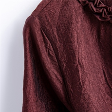 休闲时尚套装女春夏宽松显瘦七分袖上衣气质裙裤两件套，女装蕾丝衫/雪纺衫，水衣源