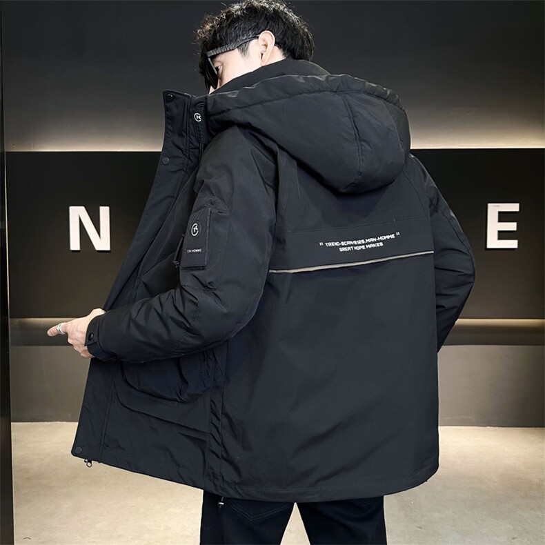 中长款羽绒服男冬季2025新款连帽加厚外套C317-Y81825-P245,男装羽绒服,电商C317