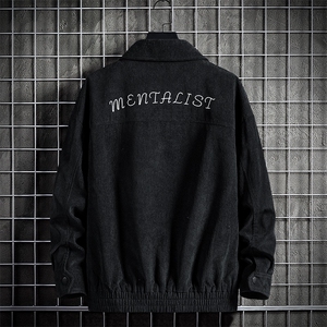 秋冬新款男士翻领灯芯绒休闲西服外套夹克男士上衣JK861-P60图片