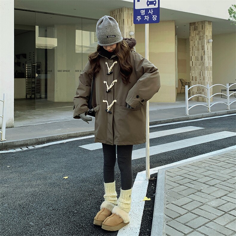 现货军绿色派克内胆羽绒服加厚外套5837-P275-K408,女装羽绒服,2C159