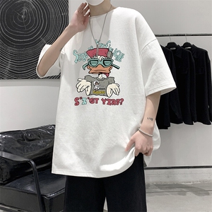 230g重磅纯棉短袖t恤男大码半袖半截袖 DX17380-P20图片