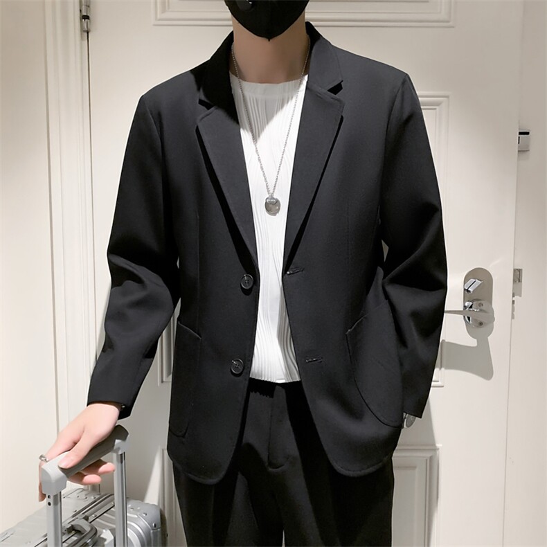 小伙风~2026秋季大口袋四色休闲西装外套K350/P105,男装西服套装,电商B331
