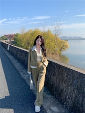 春现-假两件显瘦减龄小香风套装B190-2801-P165-K228，女装套装/套裙，2B190