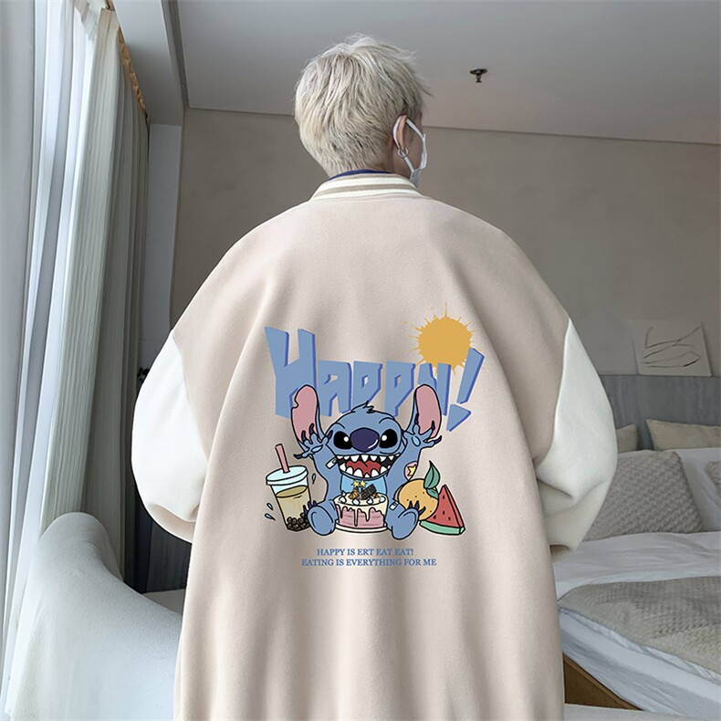 摇粒绒棒球服男大码开衫卫衣男夹克BF86077-P65,男装夹克,电商A040