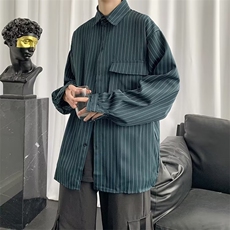 长袖衬衫男港风日系韩版潮流帅气衬衣CT06P20，男装衬衫，星座1116-2