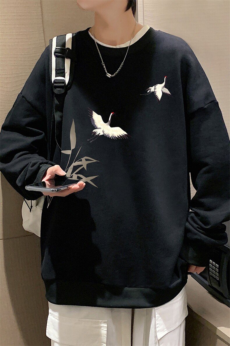 8XL圆领卫衣男超大码胖子肥佬大号长袖t恤S6394-P28,男装卫衣,电商A040
