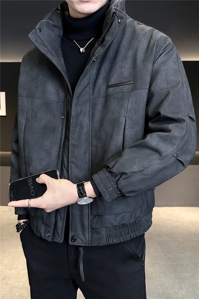 L-4XLB3533919P215皮黑色2025冬羽绒服【标50控活动价308】,男装羽绒服,电商B353