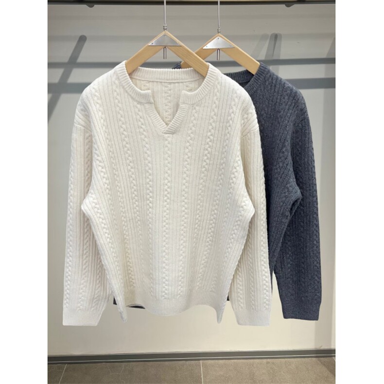 气质百搭新款北极绒毛衣潮流流行日系文艺慵懒简约原宿ins时尚，男装针织衫/毛衣，星座506A