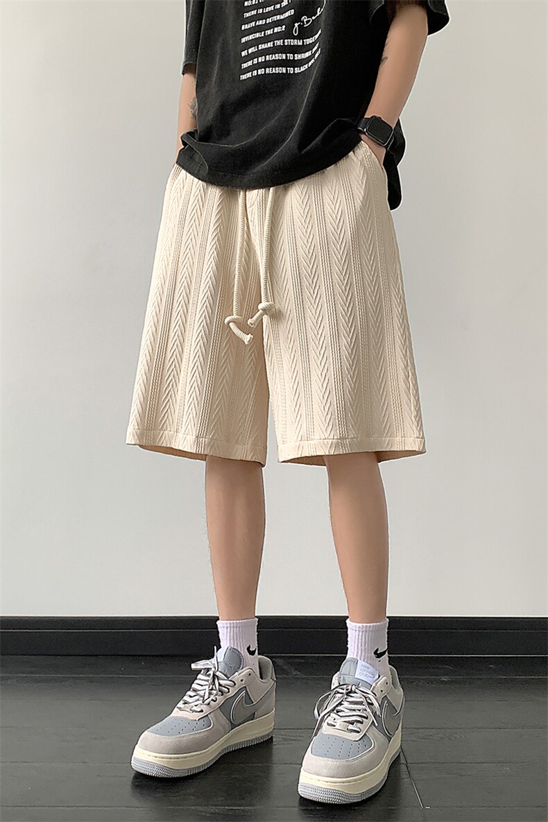 夏篮球冰丝短裤男设计感美式宽松抽绳休闲五分裤XZ514-2-1530-P38,男装牛仔裤,星座514-2(原B239)