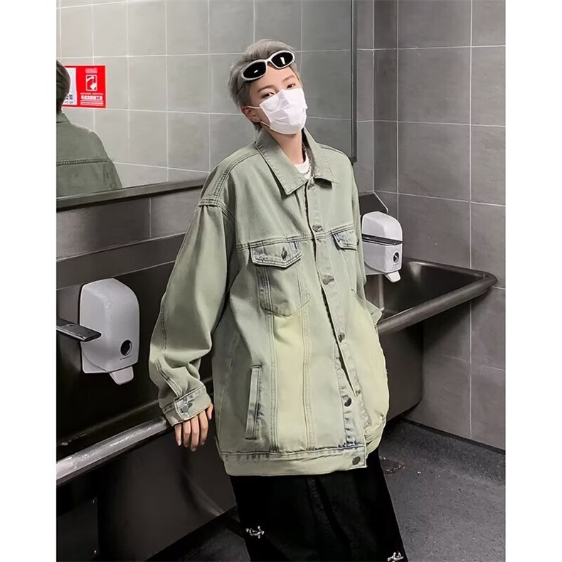 秋季新款美式复古夹克水洗外套QB03P68,男装夹克,星座1116-2