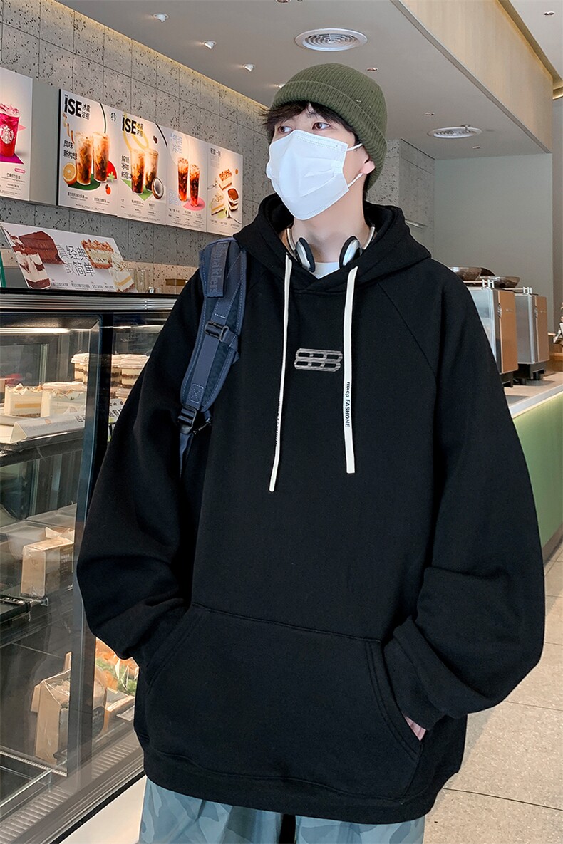 已注册港风华棉得物抖音直播高品质宽松男休闲连帽卫衣W5221P40,男装卫衣,电商C408-1(原B339-1)