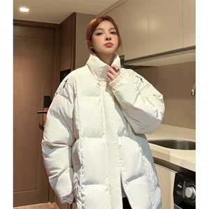 情侣装冬装 港风pu软皮刺绣棉服 棉衣休闲加厚外套男 G1108 P128图片