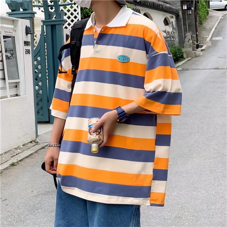 男春季polo潮流时尚休闲短袖T7825P28图片