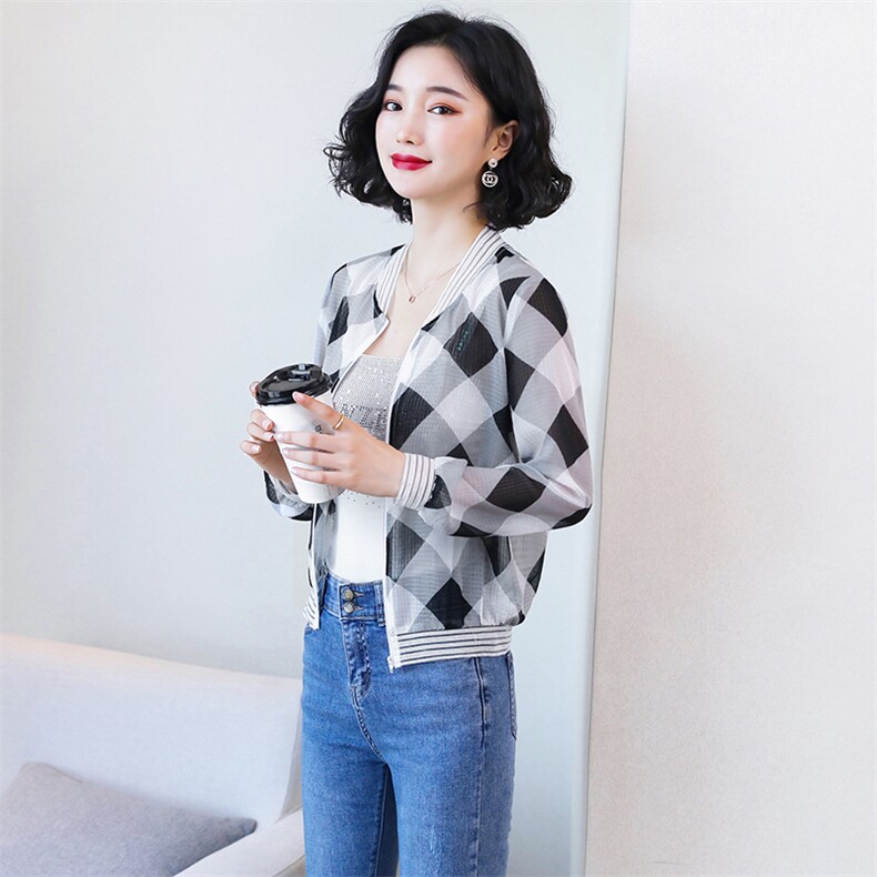 2023年防晒衣时尚潮流舒适长袖夏季休闲个性优雅外套,女装防晒衣,婵米儿
