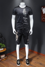 2021夏季新款老虎短袖短裤套装男钱塘3029-9010假模，男装套装，钱塘6006(原3029)