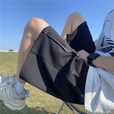 抖音品质夏季新款潮流设计宽松休闲短裤B315-K24134-特p25控48，男装牛仔裤，电商B315