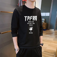 男士2021春秋季新款潮流潮牌圆领卫衣春秋ins秋装上衣服DF115T，男装卫衣，电商A102