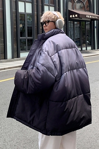 渐变棉衣立领棉服情侣棉袄冬装面包服男女外套3351-P80 控118图片