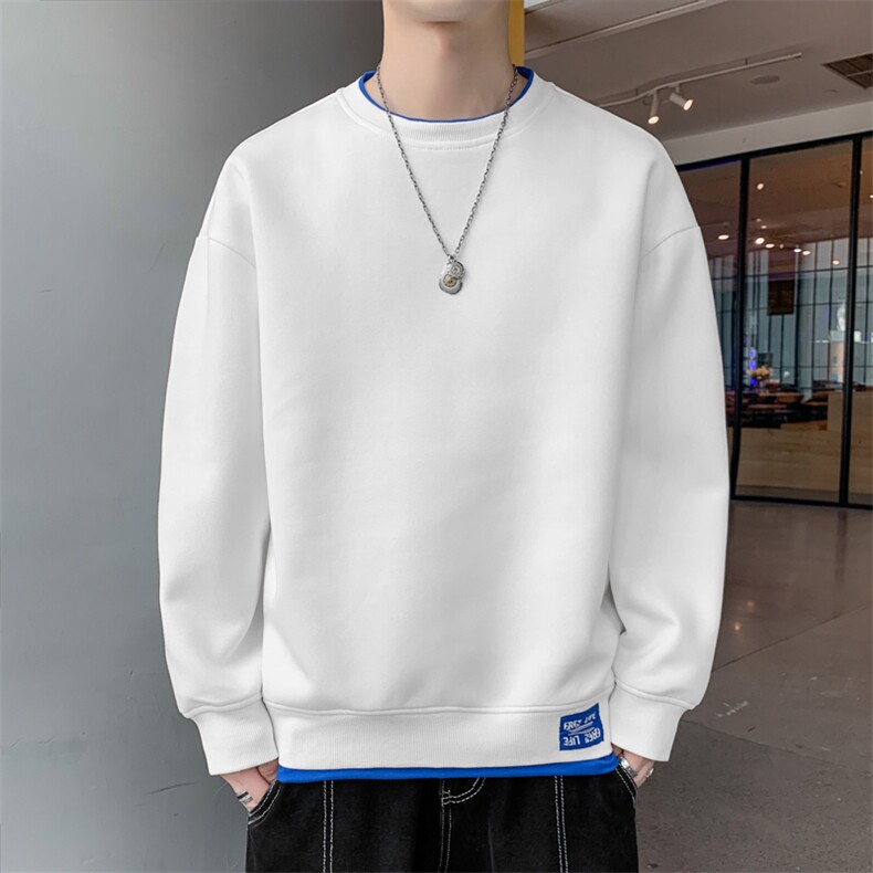 【新品】6955-P402026年春季新款圆领卫衣男休闲宽松百搭上衣,男装卫衣,星座1206-1（原A206-1）