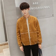 T741/80羊羔毛刺绣小鹿棉衣，男装棉衣，星座1904A