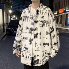 长袖衬衫男港风潮流C137P28，男装衬衫，星座1116-2