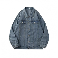 牛仔外套男高街潮牌夹克港风休闲百搭翻领情侣上衣服JK001-P65，男装夹克，星座308B-1