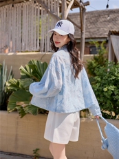 2026夏季新款女刺绣蕾丝透气防晒衣外套上衣，女装防晒衣，可可小西