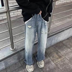 美式牛仔裤男款秋季长裤潮 NK810 P50图片